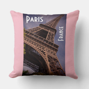 Coussin Photo de la Tour Eiffel de Paris monument célèbre