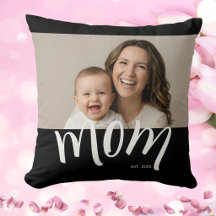 Photo de maman et bébé avec année de création pers