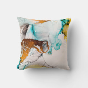 Coussin Photo Décorative. Peinture décorative. Encre d'alc