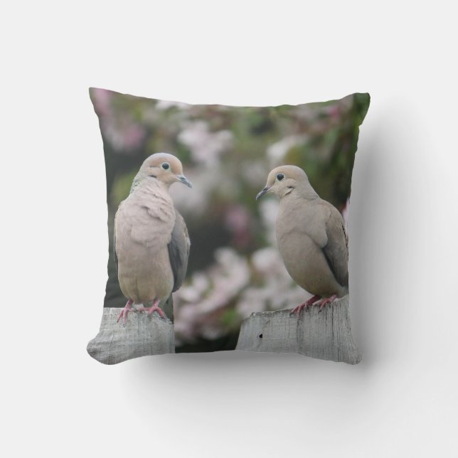 Coussin Photo Doves en deuil (Recto)