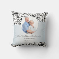Photo du 60e anniversaire de mariage Black Swirl