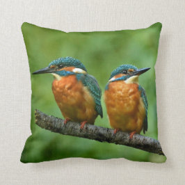 Coussin Photo d'un pêcheur de la faune