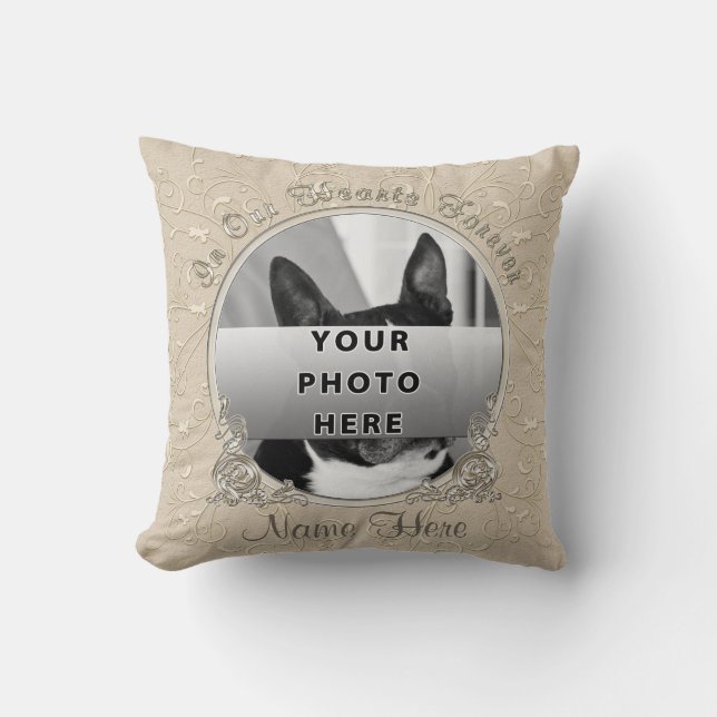 Coussin Photo et idées personnalisées de cadeau de (Recto)