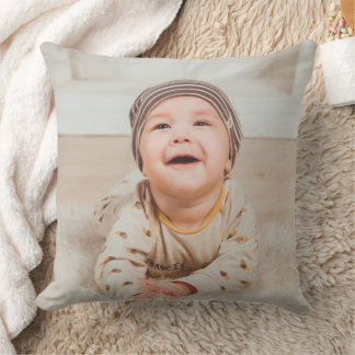 Coussin Photo et texte personnalisés