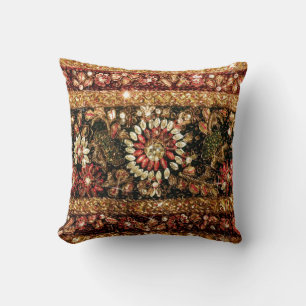 Coussin Photo indienne perlée de Saree