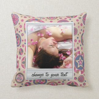 Coussin Photo instantanée - photoframe avec le motif