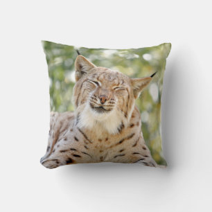 Coussin Photo lynx, chat, animaux, lancer l'oreiller