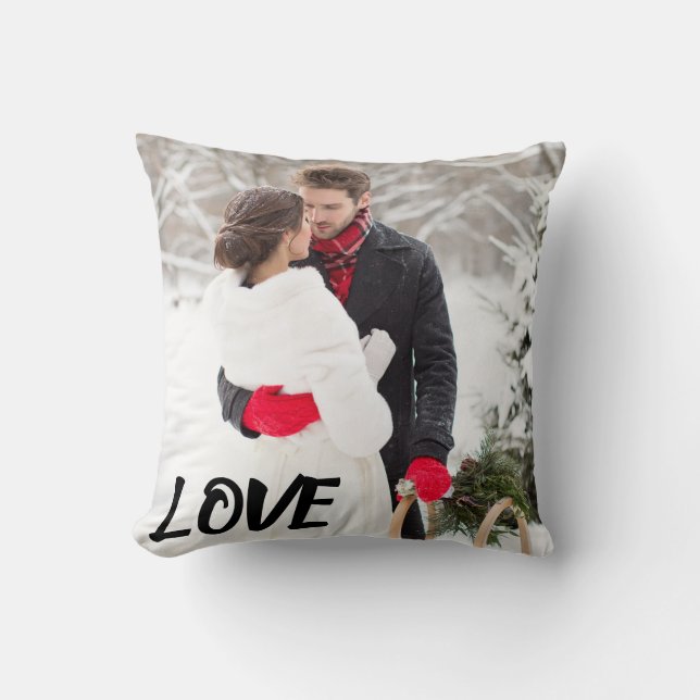 Coussin photo mariage (Recto)