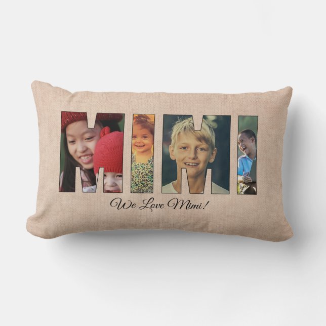 Coussin photo Mimi, Ajouter des images, Message su (Recto)