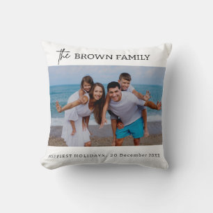Coussin Photo minimaliste moderne simple personnalisée