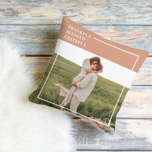 Coussin Photo moderne de Family   Thankful