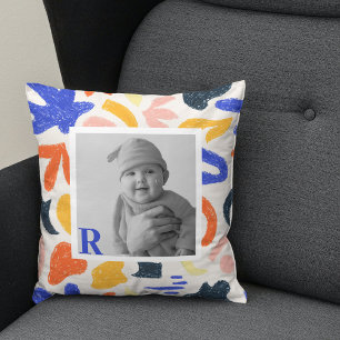Coussin Photo moderne pour enfants colorés
