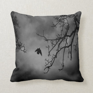 Coussin Photo-Oiseau de B&W pilotant #1-Pillow