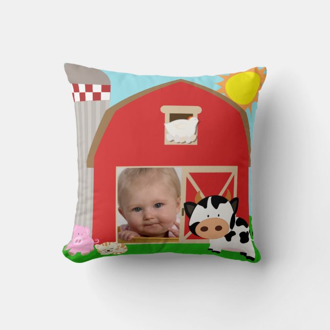 Coussin photo personnalisé (Recto)