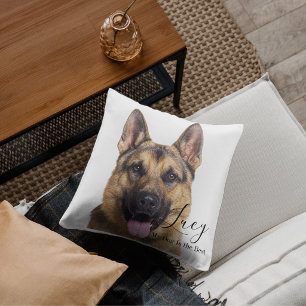 Coussin Photo personnalisé Berger Allemand sur mesure