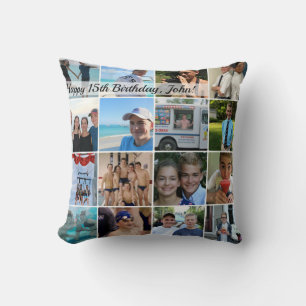 Coussin photo personnalisé carré - cadeau souven
