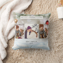 Coussin Photo personnalisé de couple mignon
