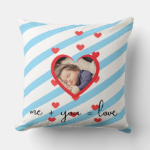 Photo personnalisé d'enfant – Moi + Toi = Amour
