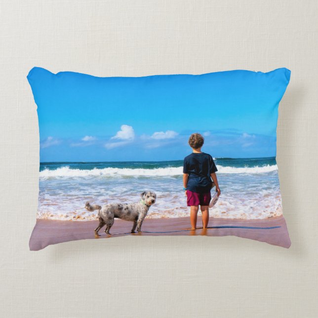 Coussin photo personnalisé Votre propre conception (Devant)