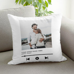 Coussin Photo personnalisée Couple Chanson d'amour