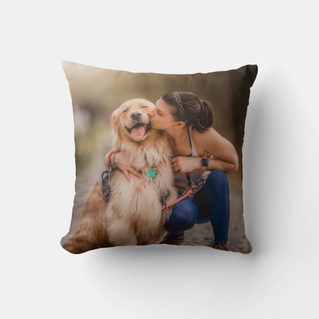 Coussin Photo personnalisée double face (Recto)