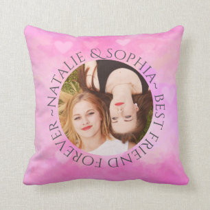 Coussin Photo personnalisée du meilleur ami