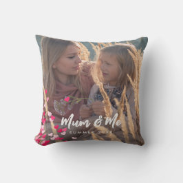 Coussin Photo Personnalisée Écriture Moderne Écrits Éparpi