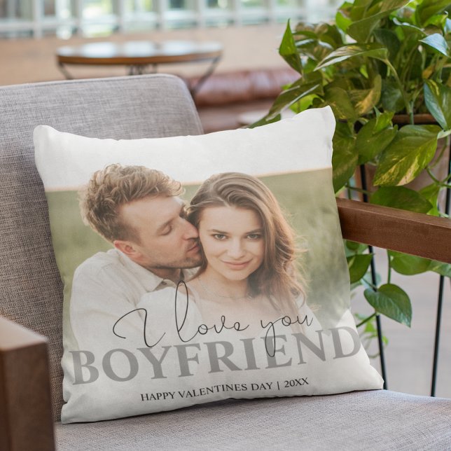 Coussin Photo personnalisée Je t'aime (Créateur téléchargé)