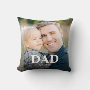 Coussin Photo personnalisée pour la fête des pères « Papa