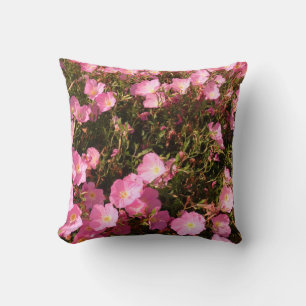Coussin photo rose Fleurs d'été