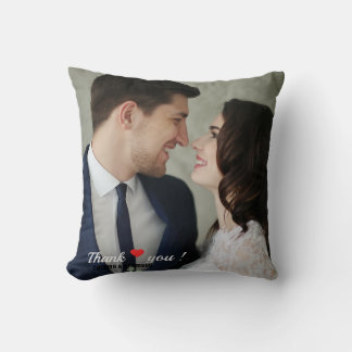 Coussin Photo sur mesure du Mariage du coeur