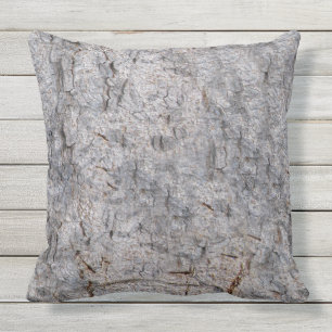 Coussin Photo tropicale d'écorce d'arbre