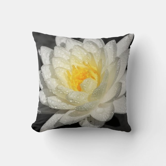 Coussin Photo White Water Lily (Recto)