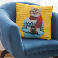 Photographe de chat en Vintage Sweater Quirky