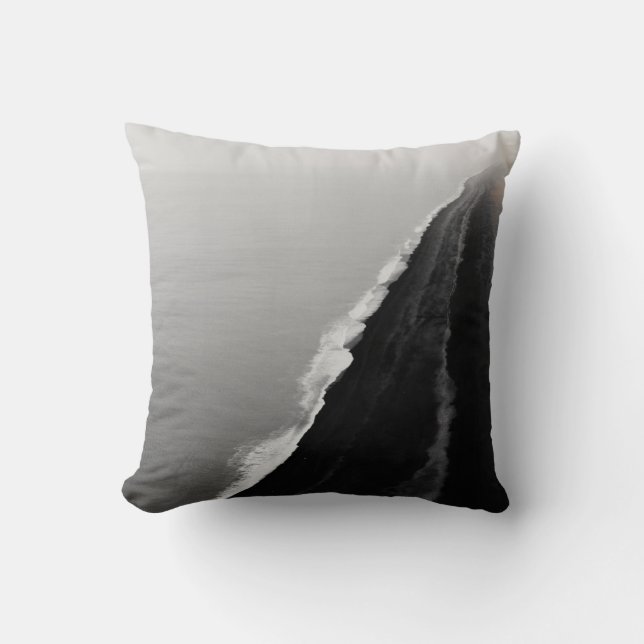 COUSSIN PHOTOGRAPHIE À HAUT ANGLE DE SEASHORE (Recto)