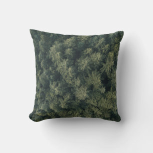 Coussin Photographie aérienne d'arbres verts