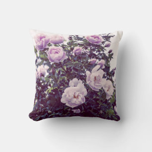 Coussin Photographie d'arbuste rose
