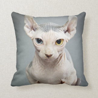 Coussin Photographie de chat de sphinx d'Elf