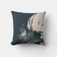 Photographie de chat et de lampe de style Noir