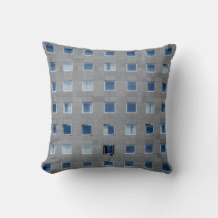 Coussin Photographie de construction en béton gris