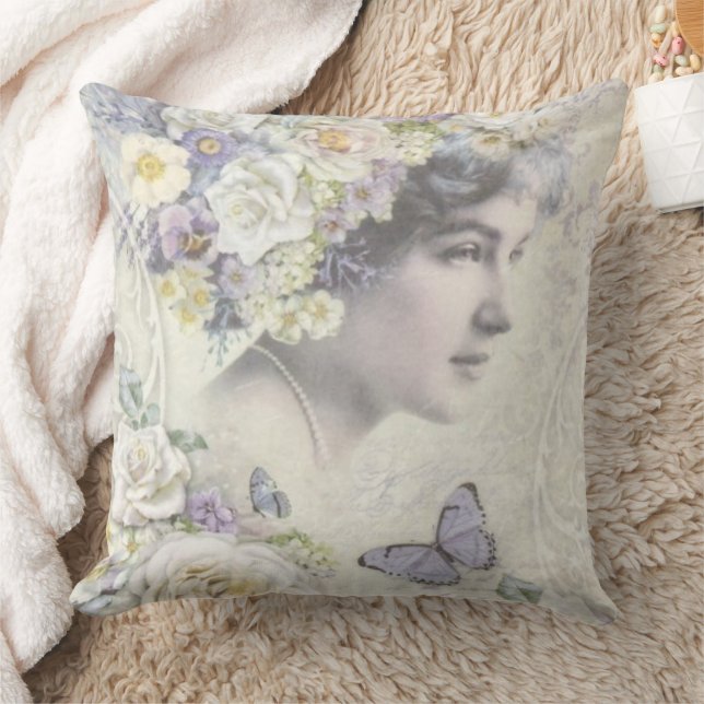 Coussin Photographie de la femme vintage (Couverture)