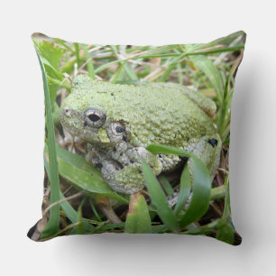 Coussin Photographie de la nature de la grenouille arboric