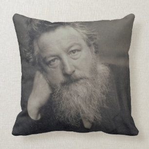 Coussin Photographie de portrait de William Morris