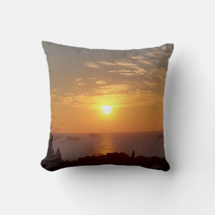 Coussin Photographie romantique du coucher de soleil sur l