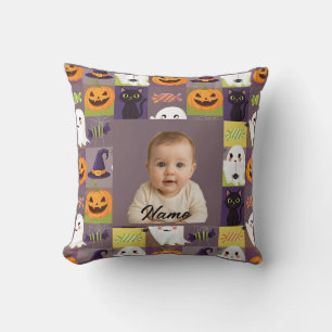 Coussin Photophore Halloween Personnalisé - Décoration Som