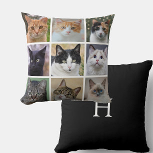 Coussin Photos de chat personnalisables modernes 