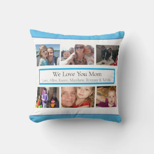 Coussin Photos de famille personnalisées