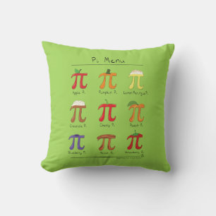 Coussin Pi Symbole Menu Cute Math Enseignant