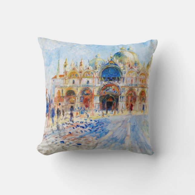Coussin Piazza San Marco, Renoir (Recto)