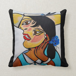 COUSSIN PICASSO PAR LE CASQUETTE JAUNE DE NORA